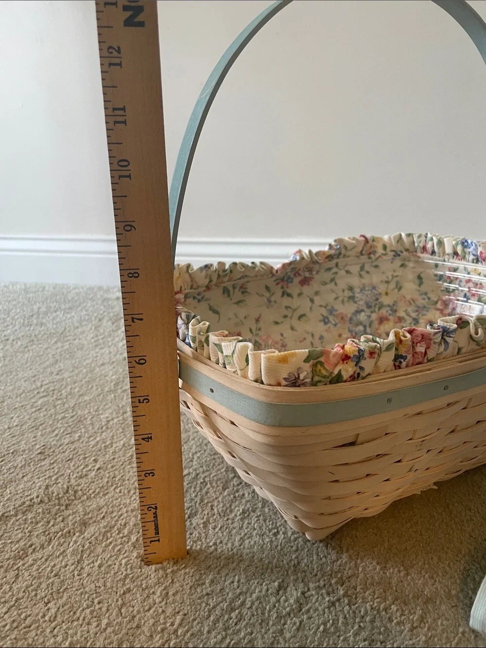 Longaberger 2003 Large Whitewashed Easter Basket